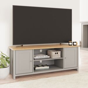 Three Posts Kerry TV Stand for TVs up to 55" Soft Grey/Oak 55" Three Posts Kerry TV Stand for TVs up to 55" Soft Grey/Oak 55"