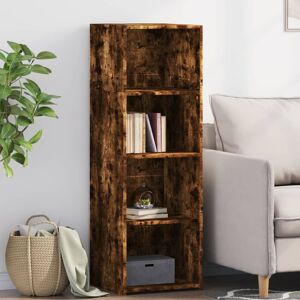Latitude Run Vidaxl highboard made of wood, 40 x 41 x 124cm Smoked Oak 124cm H X 40cm W X 41cm D Latitude Run Vidaxl highboard made of wood, 40 x 41 x 124cm Smoked Oak 124cm H X 40cm W X 41cm D