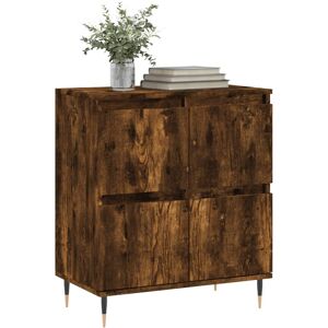 17 Stories Marcele Bedside Table Smoked Oak 70cm H X 60cm W X 35cm D 17 Stories Marcele Bedside Table Smoked Oak 70cm H X 60cm W X 35cm D