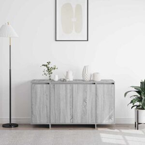 Latitude Run Sideboard 135 X 41 X 69 Cm Engineered Wood Grey Sonoma 75cm H X 135cm W X 40.5cm D Latitude Run Sideboard 135 X 41 X 69 Cm Engineered Wood Grey Sonoma 75cm H X 135cm W X 40.5cm D