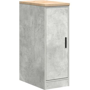 Lily Manor Solid Wood Single Storage Cabinet ( 85cm H x 30cm W x 51cm D) Concrete Grey 85cm H X 30cm W X 51cm D Lily Manor Solid Wood Single Storage Cabinet ( 85cm H x 30cm W x 51cm D) Concrete Grey 85cm H X 30cm W X 51cm D