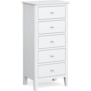 Ebern Designs Harleston 5 Drawer Chest White 110cm H X 53cm W X 36cm D Ebern Designs Harleston 5 Drawer Chest White 110cm H X 53cm W X 36cm D