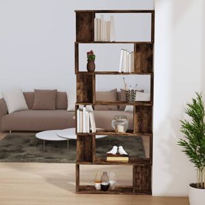 Latitude Run Loriner Bookcase Smoked Oak 192cm H X 80cm W X 24cm D Latitude Run Loriner Bookcase Smoked Oak 192cm H X 80cm W X 24cm D