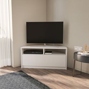17 Stories Droskyn Corner TV Stand for TVs up to 43'' White 43" 17 Stories Droskyn Corner TV Stand for TVs up to 43'' White 43"