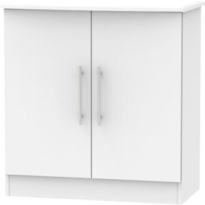 Brayden Studio Fully Assembled Bahira 2 - Door Cabinet Accent Chest White 79cm H X 76cm W X 40cm D Brayden Studio Fully Assembled Bahira 2 - Door Cabinet Accent Chest White 79cm H X 76cm W X 40cm D