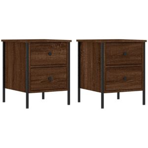 Latitude Run Mihika Bedside Cabinets 40x42x50 cm Engineered Wood Brown Oak 50cm H X 40cm W X 42cm D Latitude Run Mihika Bedside Cabinets 40x42x50 cm Engineered Wood Brown Oak 50cm H X 40cm W X 42cm D
