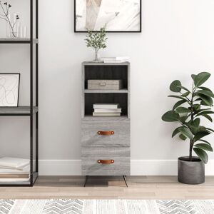 George Oliver Anaelle 2 - Drawer Chest of Drawers Grey Sonoma 90cm H X 34.5cm W X 34cm D George Oliver Anaelle 2 - Drawer Chest of Drawers Grey Sonoma 90cm H X 34.5cm W X 34cm D
