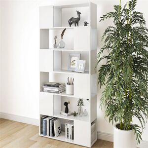 Ebern Designs Emiree Cabinet Room Divider0 Geometric Bookcase High gloss black 186cm H X 80cm W X 24cm D Ebern Designs Emiree Cabinet Room Divider0 Geometric Bookcase High gloss black 186cm H X 80cm W X 24cm D