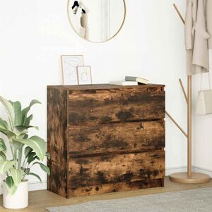 Latitude Run Sideboard 80X35x76 Cm Engineered Wood Smoked Oak 76cm H X 80cm W X 35cm D Latitude Run Sideboard 80X35x76 Cm Engineered Wood Smoked Oak 76cm H X 80cm W X 35cm D