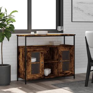 Borough Wharf Lossett 100cm Sideboard Smoked Oak 80cm H X 100cm W X 35cm D Borough Wharf Lossett 100cm Sideboard Smoked Oak 80cm H X 100cm W X 35cm D