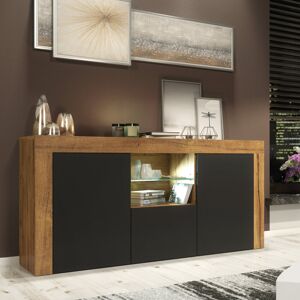 Metro Bimlesh TV Stand for TVs up to 60" Oak/Black 48" Metro Bimlesh TV Stand for TVs up to 60" Oak/Black 48"