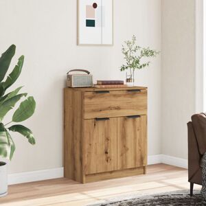 17 Stories Sideboard Artisan Oak 60X30x70 Cm Engineered Wood Artisan oak 70cm H X 60cm W X 30cm D 17 Stories Sideboard Artisan Oak 60X30x70 Cm Engineered Wood Artisan oak 70cm H X 60cm W X 30cm D