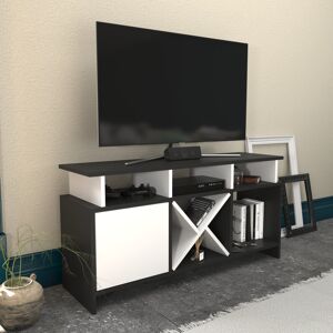 Latitude Run Huegel TV Stand for TVs up to 55" Anthracite/White 55" Latitude Run Huegel TV Stand for TVs up to 55" Anthracite/White 55"