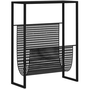 Canora Grey Southmead Magazine Rack Black 45cm H X 35cm W X 15cm D Canora Grey Southmead Magazine Rack Black 45cm H X 35cm W X 15cm D