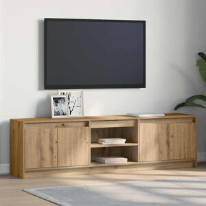 Metro TV Cabinet 180 X 34 X 50 Cm Engineered Wood Natural 88" Metro TV Cabinet 180 X 34 X 50 Cm Engineered Wood Natural 88"