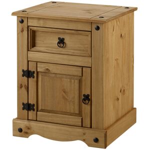 Brambly Cottage Bridewell 1 Drawer Bedside Table Antique Wax 64cm H X 45cm W X 35cm D Brambly Cottage Bridewell 1 Drawer Bedside Table Antique Wax 64cm H X 45cm W X 35cm D