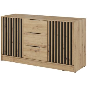 Latitude Run Ivyanna 155Cm Wide 3 Drawer Sideboard Brown 86cm H X 155cm W X 45cm D Latitude Run Ivyanna 155Cm Wide 3 Drawer Sideboard Brown 86cm H X 155cm W X 45cm D