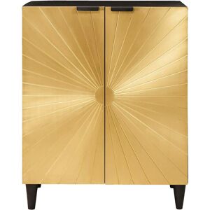 Fairmont Park Sideboard Black And Gold 60 X 33 X 75 Cm Solid Mango Wood Black 75cm H X 60cm W X 33cm D Fairmont Park Sideboard Black And Gold 60 X 33 X 75 Cm Solid Mango Wood Black 75cm H X 60cm W X 33cm D