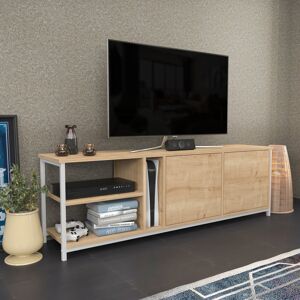 Blue Elephant Primrose TV Stand for TVs up to 70" White/Oak 70" Blue Elephant Primrose TV Stand for TVs up to 70" White/Oak 70"