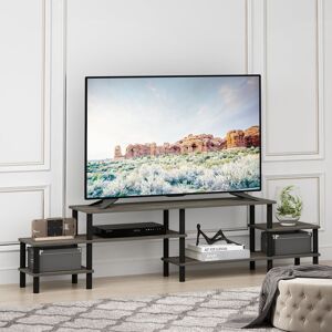 17 Stories Emiliann TV Stand for TVs up to 60" French Oak Grey/Black 60" 17 Stories Emiliann TV Stand for TVs up to 60" French Oak Grey/Black 60"