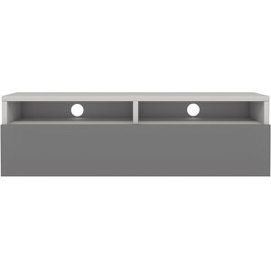 Latitude Run Nayara TV Stand for TVs up to 48" Matt White/Glossy Grey 48" Latitude Run Nayara TV Stand for TVs up to 48" Matt White/Glossy Grey 48"