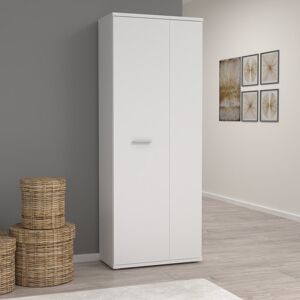 Zipcode Design Canonero 2 - Door Cabinet White 179.1cm H X 68.9cm W X 34.8cm D Zipcode Design Canonero 2 - Door Cabinet White 179.1cm H X 68.9cm W X 34.8cm D