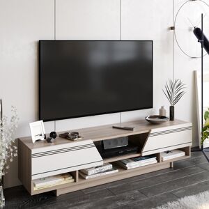 Latitude Run Nouvel TV Stand for TVs up to 65" Cordoba/White 65" Latitude Run Nouvel TV Stand for TVs up to 65" Cordoba/White 65"