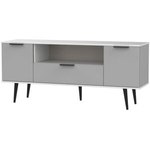 George Oliver Fully Assembled Berryhill TV Stand for TVs up to 60" Grey/White 60" George Oliver Fully Assembled Berryhill TV Stand for TVs up to 60" Grey/White 60"