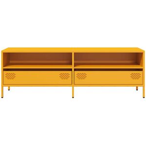 Latitude Run TV stand in pink, 135 x 39 x 43.5cm, cold rolled steel Mustard yellow 24" Latitude Run TV stand in pink, 135 x 39 x 43.5cm, cold rolled steel Mustard yellow 24"