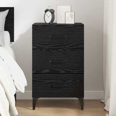 Latitude Run Bedside Cabinet Artisan Oak 40 X 40 X 66 Cm Engineered Wood Black Oak 66cm H X 40cm W X 40.5cm D Latitude Run Bedside Cabinet Artisan Oak 40 X 40 X 66 Cm Engineered Wood Black Oak 66cm H X 40cm W X 40.5cm D