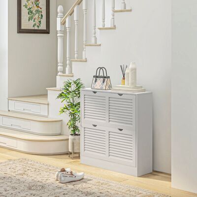 Bay Isle Home Flip-down Shoe Cabinet White 16 Bay Isle Home Flip-down Shoe Cabinet White 16