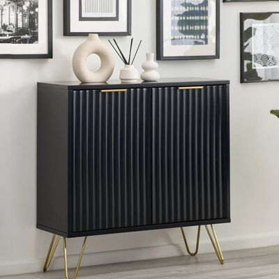 Fairmont Park Breece 80" Wide Sideboard Black 80cm H X 80cm W X 30cm D Fairmont Park Breece 80" Wide Sideboard Black 80cm H X 80cm W X 30cm D