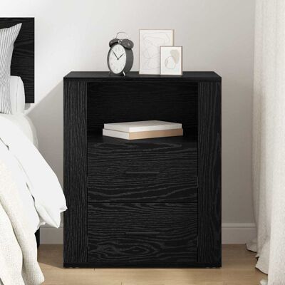 17 Stories Bedside Cabinet Artisan Oak 50 X 36 X 60 Cm Engineered Wood Black Oak 60cm H X 35cm W X 50cm D 17 Stories Bedside Cabinet Artisan Oak 50 X 36 X 60 Cm Engineered Wood Black Oak 60cm H X 35cm W X 50cm D