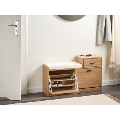 Latitude Run Shoe Storage Bench DUBBO Light Brown Brown;White 24 Latitude Run Shoe Storage Bench DUBBO Light Brown Brown;White 24