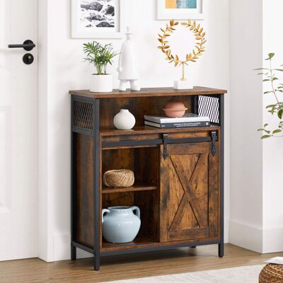Borough Wharf Jamarion 70 Cm Wide Sideboard Rustic Brown 80cm H X 70cm W X 30cm D Borough Wharf Jamarion 70 Cm Wide Sideboard Rustic Brown 80cm H X 70cm W X 30cm D