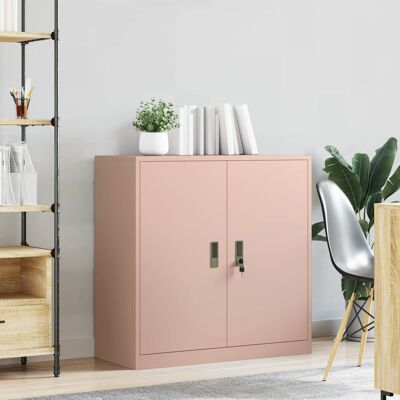 Trent Austin Design Storage Cabinet Steel Office Industrial Furniture Solution Lockable Box Pink 90cm H X 90cm W X 40cm D Trent Austin Design Storage Cabinet Steel Office Industrial Furniture Solution Lockable Box Pink 90cm H X 90cm W X 40cm D