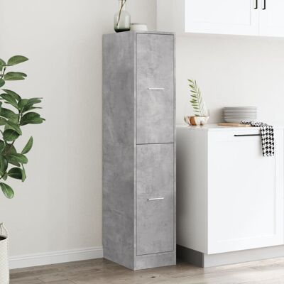 17 Stories Vidaxl apothecary cabinet made of white wood, 30 x 41 x 144.5cm Concrete Grey 144.5cm H X 30cm W X 41cm D 17 Stories Vidaxl apothecary cabinet made of white wood, 30 x 41 x 144.5cm Concrete Grey 144.5cm H X 30cm W X 41cm D