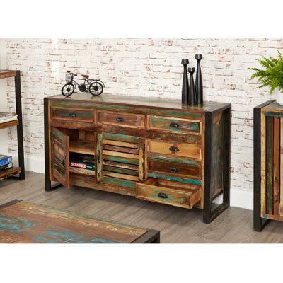 Union Rustic Aurelie 150Cm Wide 6 Drawer Black;Brown;Green 80cm H X 150cm W X 39cm D Union Rustic Aurelie 150Cm Wide 6 Drawer Black;Brown;Green 80cm H X 150cm W X 39cm D