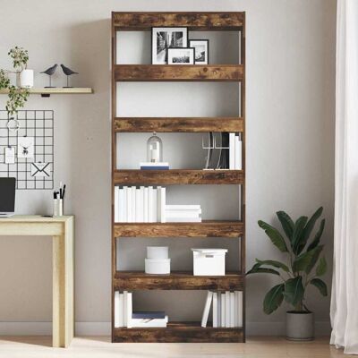 Latitude Run Book Cabinet with Shelf with Storage Engineered Wood Living Room Indoor Light Brown (6 Shelves) 198cm H x 80cm W x 30cm D Latitude Run Book Cabinet with Shelf with Storage Engineered Wood Living Room Indoor Light Brown (6 Shelves) 198cm H x 80cm W x 30cm D