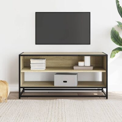 Latitude Run Avionce TV Stand Sonoma Oak 91cm Latitude Run Avionce TV Stand Sonoma Oak 91cm