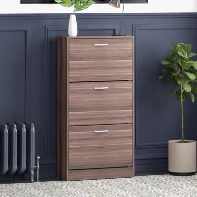 Wayfair Basics™ Drawer Flip Down Shoe Storage Free Standing Cabinet For Hallway Walnut 118" H x 60" W x 24" D Wayfair Basics™ Drawer Flip Down Shoe Storage Free Standing Cabinet For Hallway Walnut 118" H x 60" W x 24" D