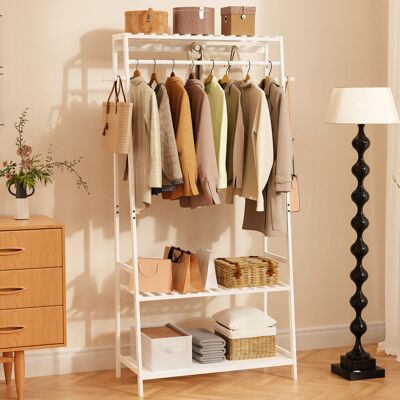 17 Stories 80cm Clothes Racks White 17 Stories 80cm Clothes Racks White