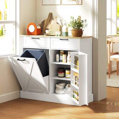 Lily Manor Buffet Cabinet White 90cm H X 100cm W X 36cm D Lily Manor Buffet Cabinet White 90cm H X 100cm W X 36cm D