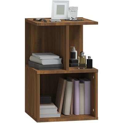 17 Stories Donahue Bedside Cabinet Engineered Wood Brown Oak 55cm H X 35cm W X 35cm D 17 Stories Donahue Bedside Cabinet Engineered Wood Brown Oak 55cm H X 35cm W X 35cm D