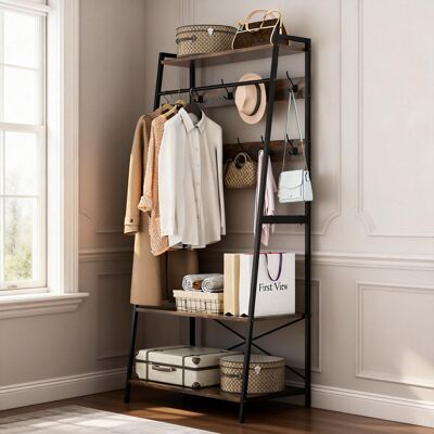 Rio Syne 76cm Clothes Racks Brown Rio Syne 76cm Clothes Racks Brown