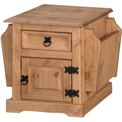 Brambly Cottage Bridewell Magazine Rack Antique Wax 52cm H X 54cm W X 38cm D Brambly Cottage Bridewell Magazine Rack Antique Wax 52cm H X 54cm W X 38cm D