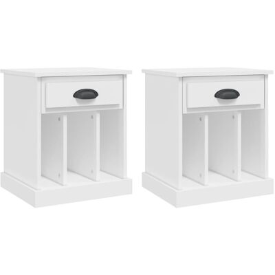 ClassicLiving Pilot 1 Drawer Bedside Table White 50cm H X 43cm W X 36cm D ClassicLiving Pilot 1 Drawer Bedside Table White 50cm H X 43cm W X 36cm D