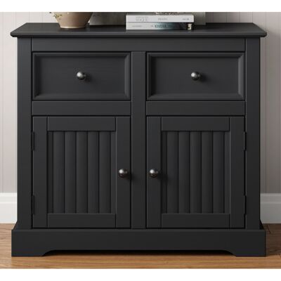 Rosalind Wheeler Dharamvir 87 Sideboard Grey 76cm H X 87cm W X 40cm D Rosalind Wheeler Dharamvir 87 Sideboard Grey 76cm H X 87cm W X 40cm D
