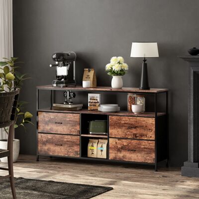 Borough Wharf TV Stand with 4 Drawers Bronze 75" Borough Wharf TV Stand with 4 Drawers Bronze 75"