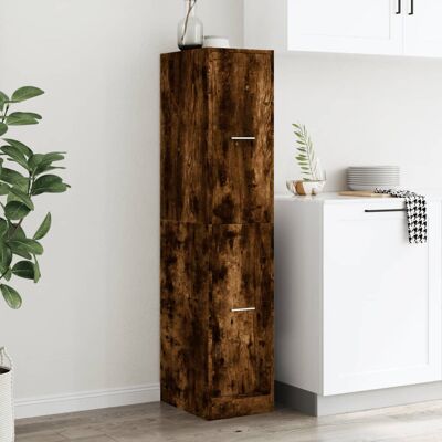 17 Stories Vidaxl apothecary cabinet made of white wood, 30 x 41 x 144.5cm Smoked Oak 144.5cm H X 30cm W X 41cm D 17 Stories Vidaxl apothecary cabinet made of white wood, 30 x 41 x 144.5cm Smoked Oak 144.5cm H X 30cm W X 41cm D